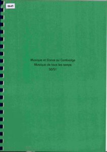 Musique et Dance au Cambodge – Musique de tous les temps 50/51