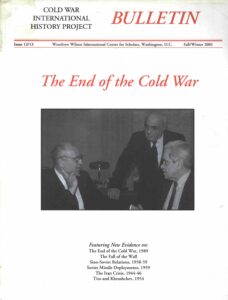 Bulletin: the end of the cold war issue 12/13.