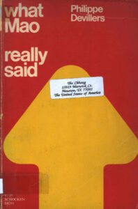 Mao (What Mao really said).