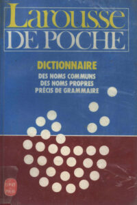 Larousse De Poch: Dictionnaire des noms communs.- Canada: Librairie Larousse, 1988. 543p 2-253-00344-1