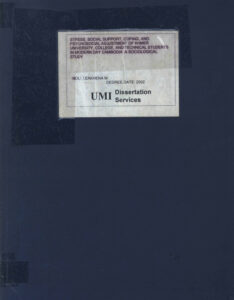 A dissertation submitted to the Graduate Division of the University of Hawai’i in partial fulfillment of the requirements for the degree of doctor of Philosophy in Sociology.