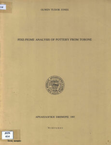 Pixe-Pigme Analysis of Pottery from Torone.