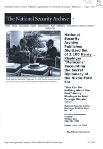 The National Security Archive.