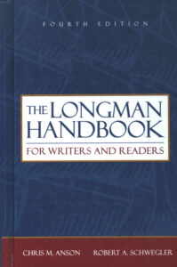 The Longman Handbook for Writers and Readers.