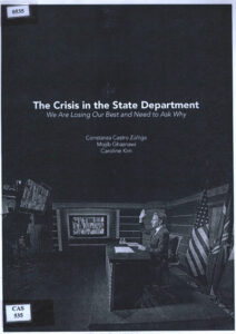 The Crisis in the State Department: We are losing our best and need to ask why.