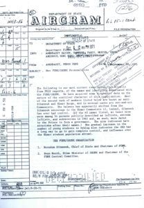Department of State: AIRGRAM: New FUNK/GRUNK Personalities (in Document D collection No. D24183 & D24184).