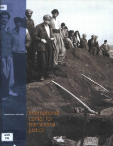 Annual report 2003/2004: International Center for Transitional Justice.