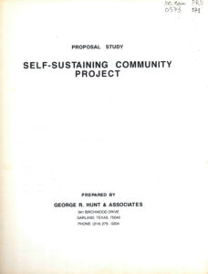 Proposal Study: Self-Sustaining Community Project.