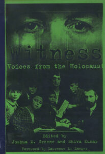 Witness voices from the Holocaust.