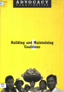 Building and Maintaining Coalitions: Advocacy expert series book 4.