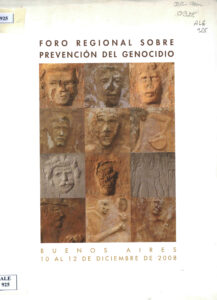 Foro Regional Sobre Prevencion Del Genocidio, Abreviated CVs of experts, CVs abreviados de exprtos.