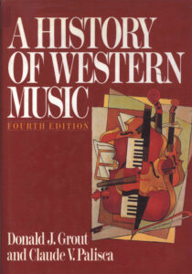 A History of Western Music.