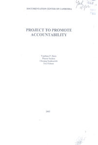 Project to Promote Accountability.