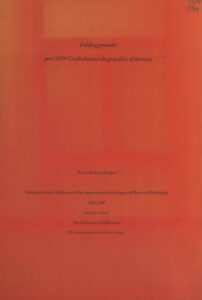 Fielding genocide: post-1979 Cambodia and the geopolitics of memory