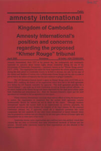 Amnesty international: Summarizes Report.