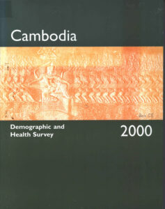 Cambodia demographic and Health Survey 2000.