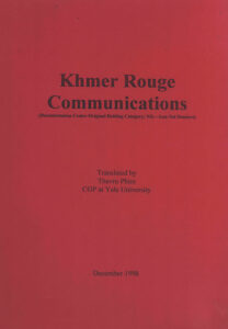 Khmer Rouge Communication Documents.