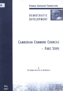 Democratic Development: Cambodian Commune councils-First Step.