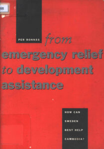 From Disaster Relief to Development Assistance: How can Sweden best help Cambodia?