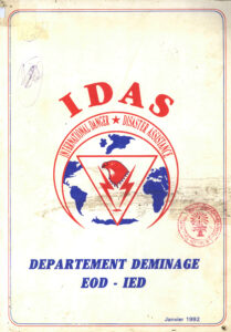 IDAS: International Danger & Disaster Assistance.