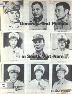 Indochina Chronicle: Generals and Politics in South Vietnam, No. 26, July 17, 1973