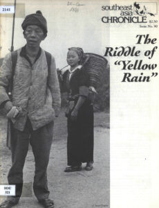 Southeast Asia Chronicle: The Ribble of  “Yellow Rain”., No. 90, June, 1983