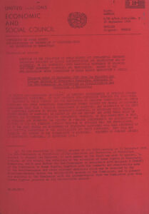 Question of the Violation of Human Rights and Fundamental Freedoms Including Policies of Racial  discrimination  and Segregation and of Apartjeid, in all Countries, with particular reference to colonial and other dependent coutries and territories: Report of the Sub-Commision under commision on Human Rights Resolution 8 (XXIII) (UN Document): Telegram dated 16 September 1978 from the Minister for Foreign Affairs of Democratic Kampuchea, addressed to the…