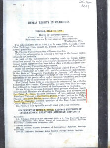 Human Rights in Cambodia.