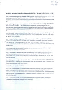 An Alternative memory of the Khmer Rouge Genocide: The dead of the mass graves and the land guardian spirits (neak ta), South East Asia Research.