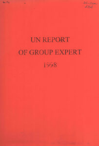 UN Report of Group expert 1998.
