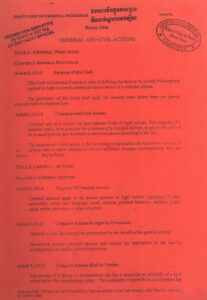 Criminal and Civil Actions: Book One (Un Document Official)