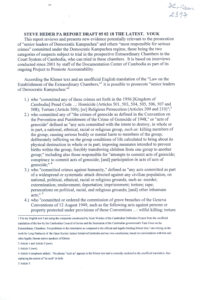 Steve Hader PA  Report Draft 05 02 18 The Lastest: This Report reviews and presents new evidence potentially relevant to the prosecution of “senior leaders of Democratic Kampuchea Regime…