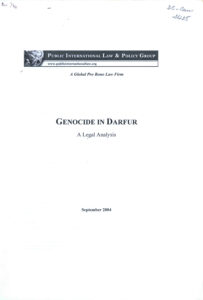 Genocide in Darfur: A Legal Analysis: A Global Pro Bono Law Firm.