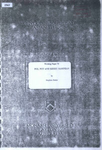Pol Pot and Khieu Samphan: Working Paper 70.