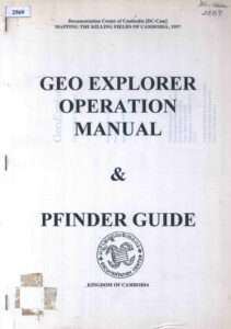 Geo Explorer Operation Manual & PFINDER GUIGE.