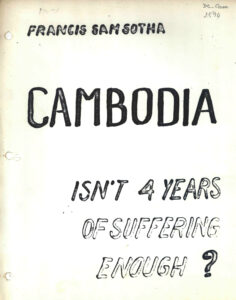 Cambodia: Isn’t 4 years of suffering enough?