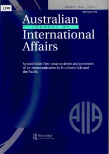 Australian: Journal of International Affairs Vol.67 Issue3.