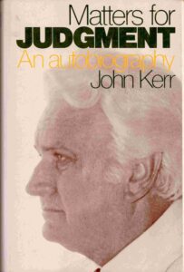 Matters for Judgment: an autobiography.