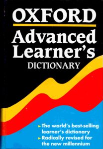 Oxford Advanced Learner’s dictionary of Current English.