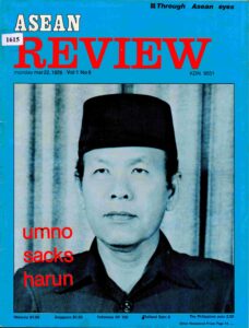 Asean review: umno sacks harun no.6