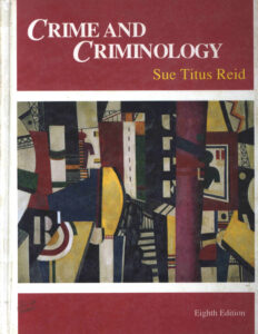 Crime and Criminology.