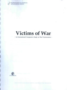 Victims of War: An International Comparative Study on War-Victimization.