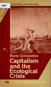 Capitalism and the Ecological Crisis