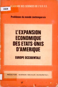L’expansion Economique Des Etats-Unis D’Amerique.