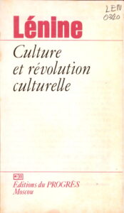 Culture et revolution culturelle.