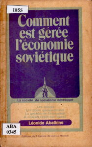 Comment est geree L’économie soviétique.