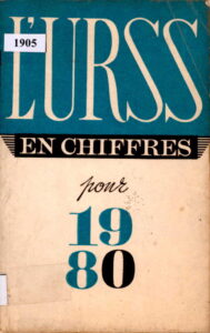 L’urss En Chiffres pour 1980.