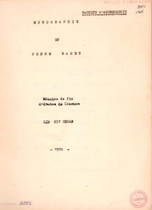 Mémoire de fin d’etudes de Liemea.