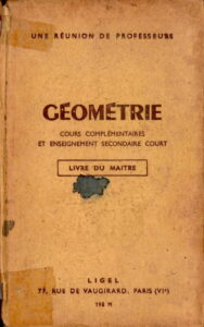 Geometrie: Cours Complementaires et Enseignement Secondaire Court.